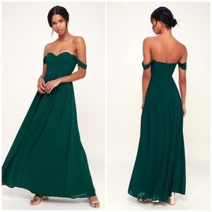 Green lulus dress